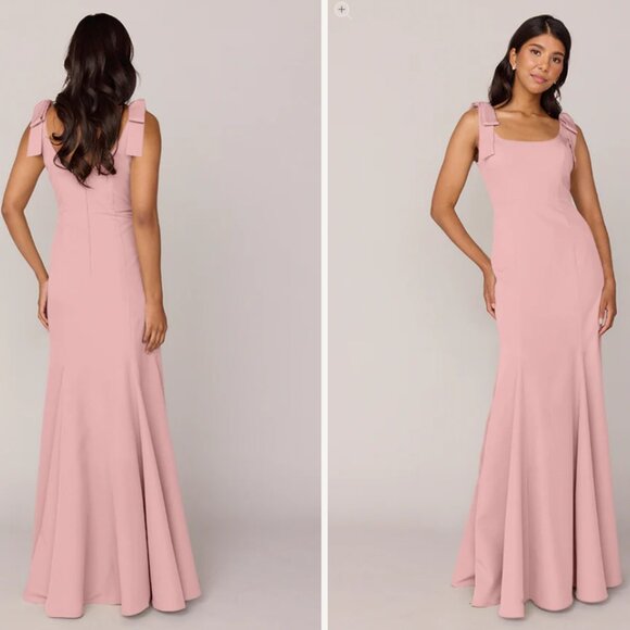 Revelry Crepe Dress with Detachable Bows - Size 4 - Picture 1 of 1
